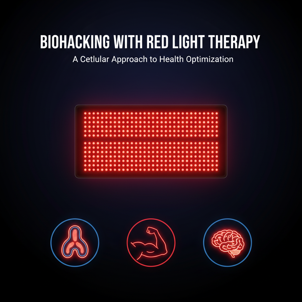 Red Light Therapy for Biohacking and Longevity: A Science-Driven Look at Light, Aging, and Cellular Health