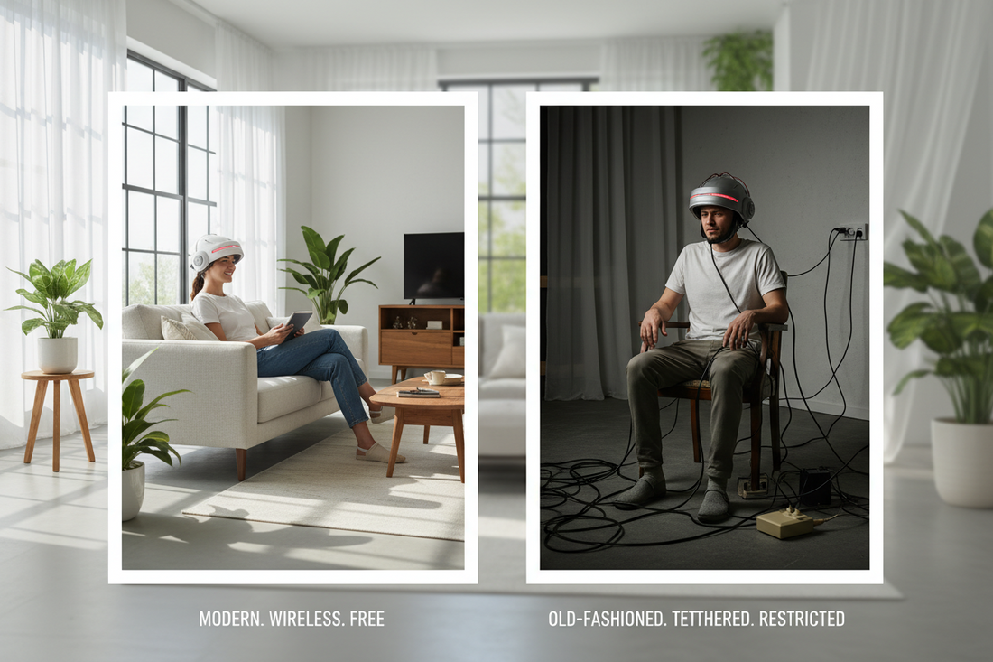 Helmets vs. Caps: Why Your Hair Growth Routine Needs to Leave the Wall Outlet Behind