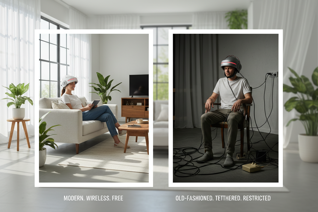 Helmets vs. Caps: Why Your Hair Growth Routine Needs to Leave the Wall Outlet Behind