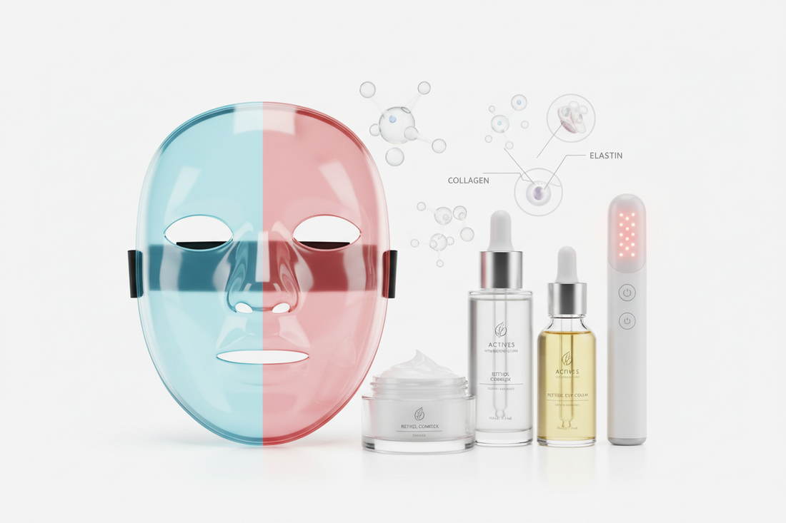 Light Therapy and Skincare Actives: A Guide to Safe Usage