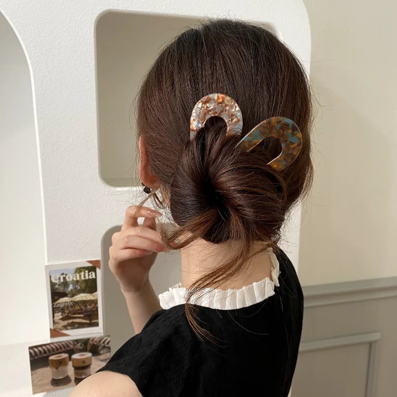 Parisian  U-shaped Hair Fork Clip