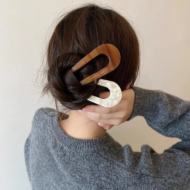 Parisian  U-shaped Hair Fork Clip