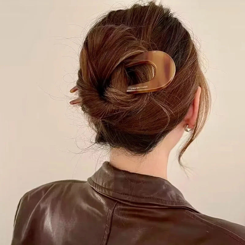 Parisian  U-shaped Hair Fork Clip