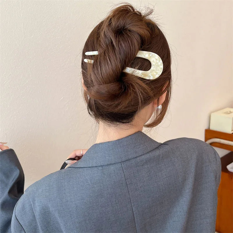 Parisian  U-shaped Hair Fork Clip