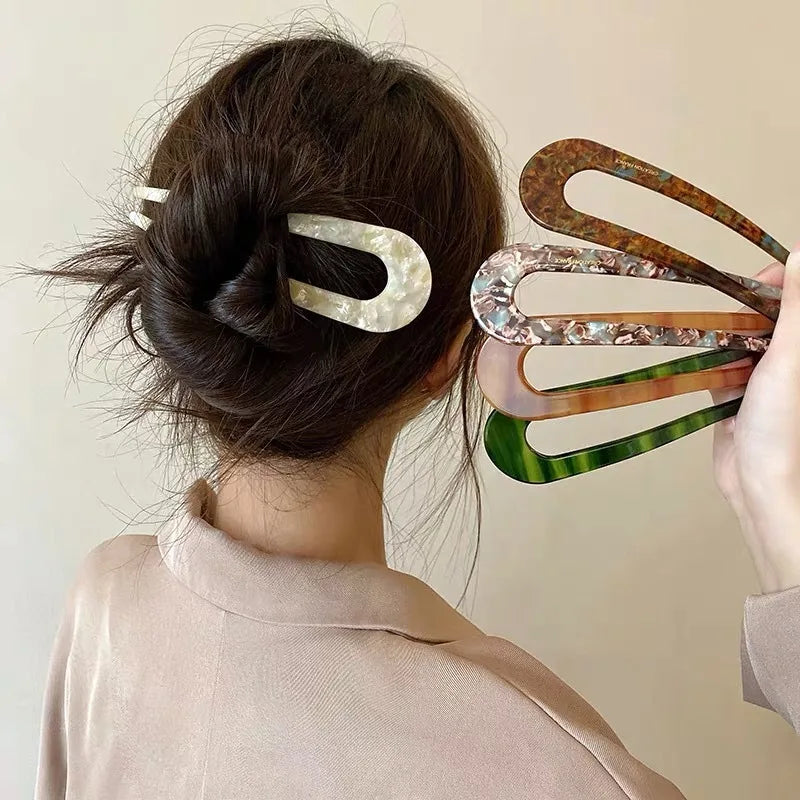 Parisian  U-shaped Hair Fork Clip
