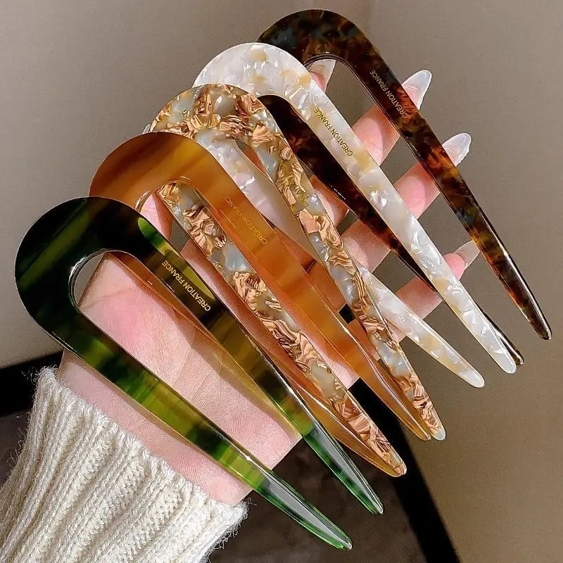 Parisian  U-shaped Hair Fork Clip